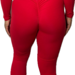 Legging slim rouge